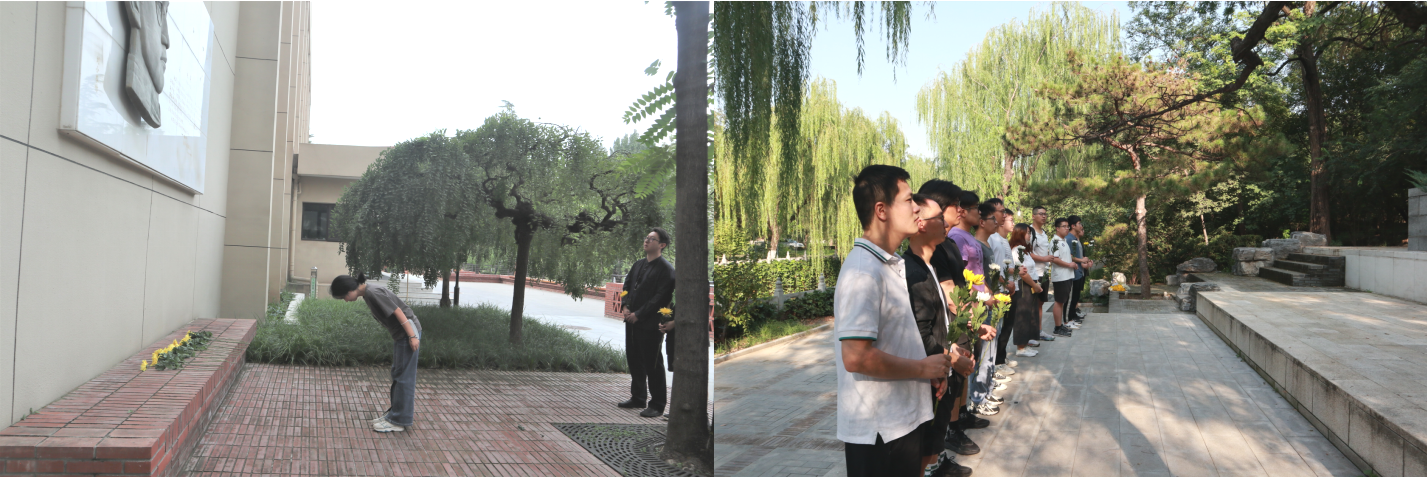 20230918-8xbet.com博士生讲师团举行纪念“九·一八”事变现场宣讲活动-校研团-同学们为英烈献花.png