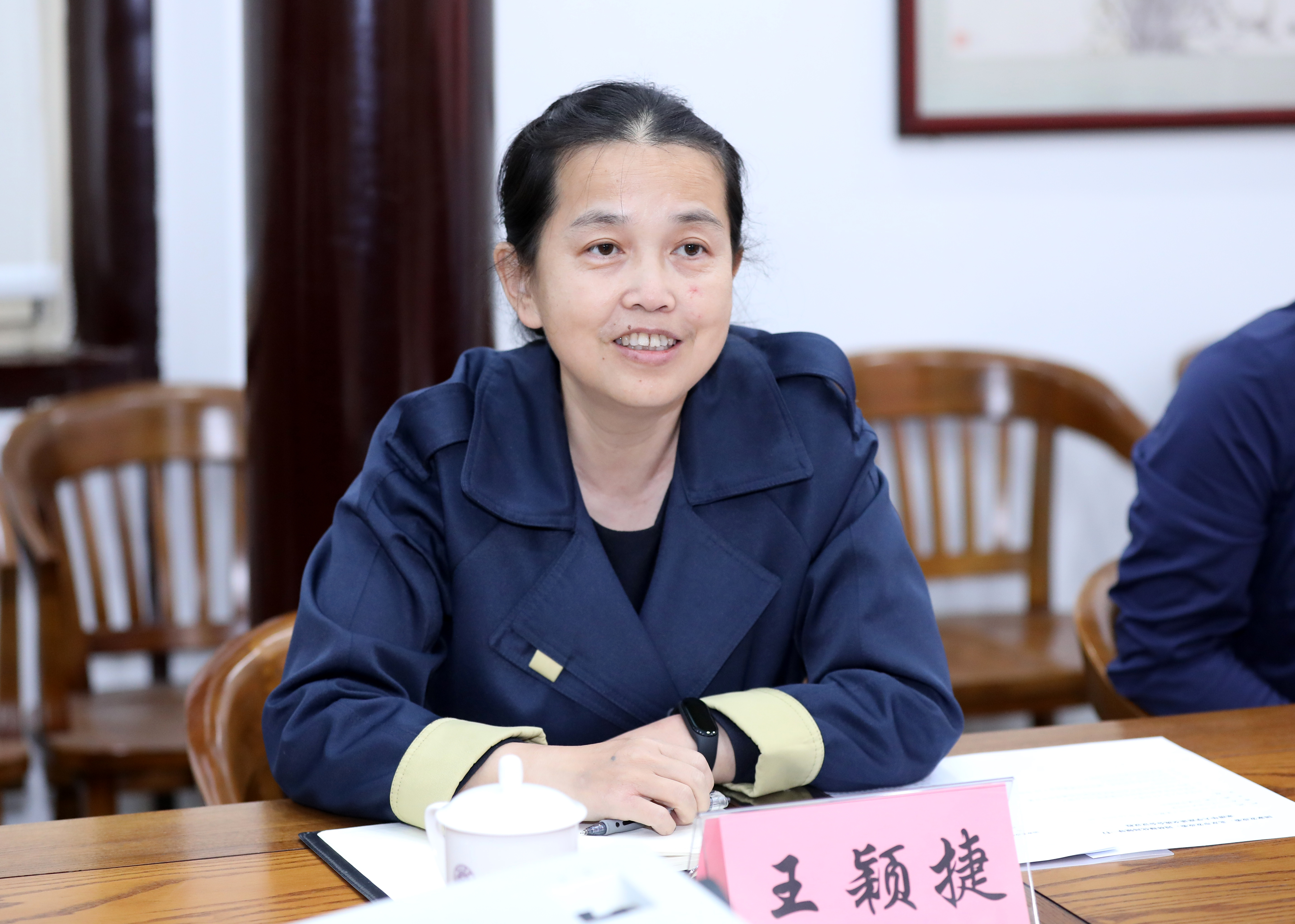 20221005-国家发展改革委基础司马强副司长一行到8xbet.com调研生态产品价值实现机制研究与实践工作-嘉艺-王颖捷发言.jpg